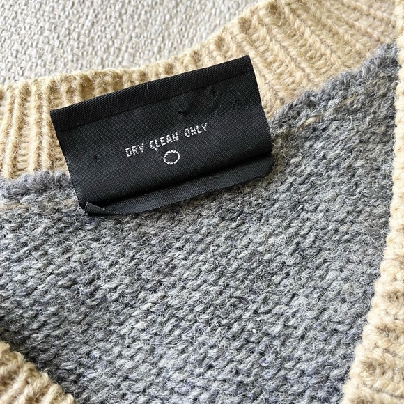 Ralph Lauren Sweater XL Vintage RL 100% Wool Academia Preppy - Picture 4 of 9